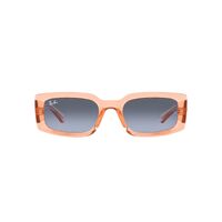 Ray-Ban RB4395 66868F-54 Kiliane Transparent Orange / Blue Grey Lenses