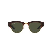 Ray-Ban RB0316S 990/31-53 Mega Clubmaster Tortoise On Gold / Green Lenses