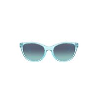 Emporio Armani Kids EK4003F 53584S-48 Shiny Transparent Turquoise / Azure Gradient Dark Blue Lenses