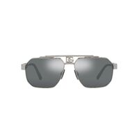 Dolce & Gabbana DG2294 04/6G-59 Gunmetal / Light Grey Mirror Black Lenses