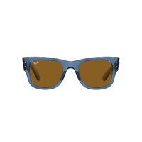 Ray-Ban RB0840S 668073-51 Mega Wayfarer Transparent Blue / Brown Lenses