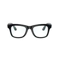 Ray-Ban Wearable x Meta Wayfarer RW4008 601/SB-53 Shiny Black / Clear Blue Light Lenses