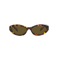 Prada PR26ZS 14L09Z-55 Sage w Honey Tortoise / Dark Brown Lenses