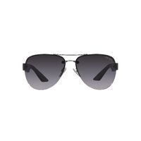 Prada Linea Rossa PS55YS 1BC09U-64 Silver / Grey Gradient Lenses