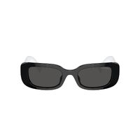 Miu Miu MU08YS 1AB5S0-51 Black / Dark Grey Lenses