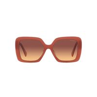 Miu Miu MU10YS 10M07P-56 Cognac Opal / Orange Gradient Violet Lenses