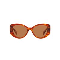 Miu Miu MU03WS 4BW2Z1-53 Havana Light / Brown Lenses