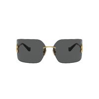 Miu Miu MU54YS 5AK5S0-80 Gold / Dark Grey Lenses