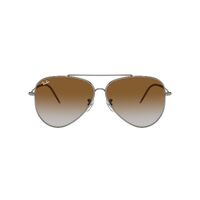 Ray-Ban RBR0101S 004/CB-62 Aviator Reverse Gunmetal / Brown Gradient Lenses