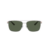 Polo Ralph Lauren PH3137 90019A-59 Shiny Silver / Dark Green Polarised Lenses