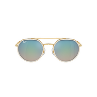 Ray-Ban RB3765 001/4O-53 Legend Gold / Blue Mirror Lenses