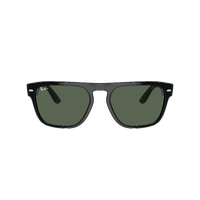 Ray-Ban RB4407 654571-57 Black Transparent / Dark Green Lenses