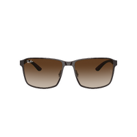 Ray-Ban RB3721 188/13-59 Brown On Gunmetal / Brown Gradient Lenses