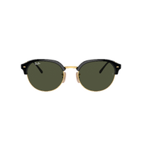 Ray-Ban RB4429 601/31-55 Black On Gold / Green Lenses