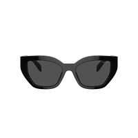 Prada PRA09S 1AB5S0-53 Black / Dark Grey Lenses