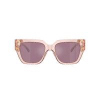 Versace VE4409 5339AK-53 Transparent Pink / Violet Internal Mirror Silver Lenses