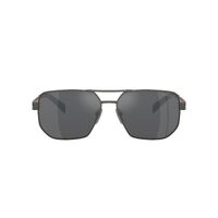 Prada Linea Rossa PS51ZS 19K60A-59 Matte Gunmetal / Grey Mirror Silver Lenses