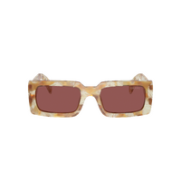 Prada PRA07S 19N08S-52 Desert Tortoise / Dark Violet Lenses