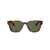 Prada PRA04S 13O03R-52 Havana Red / Green Polarised Lenses