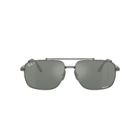 Ray-Ban RB8096 165/GK-59 Michael Titanium Gunmetal / Silver Grey Polarised Lenses