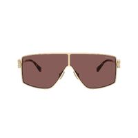 Miu Miu MU51ZS ZVN70D-69 Pale Gold / Brown Mirror Silver Violet Lenses