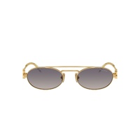 Miu Miu MU54ZS 5AK30C-53 Gold / Grey Gradient Mirror Lenses