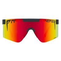 Pit Viper The Exec Original Regular 2.0 Black / Rainbow Mirror Polarised Lenses