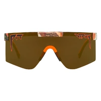 Pit Viper The Actualbush Original Wide 2.0 Nature / Gold Mirror Polarised Lenses