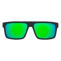 Pit Viper The Bio Exec Turboshaft Black / Blue Green Mirror Polarised Lenses