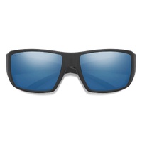 Smith Guide's Choice/N 124 QG 62 Matte Black / Blue Mirror Chromapop Polarised Lenses