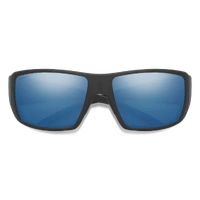 Smith Guide's Choice/N 124 QG 62 Matte Black / Blue Mirror Chromapop Polarised Lenses
