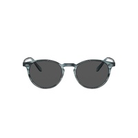 Oliver Peoples Riley Sun OV5004SU 1704R5-49 Washed Lapis / Carbon Grey Lenses