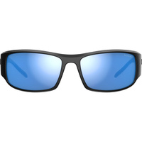 Bolle King BS026009 Matte Black / Sky Blue Mirror Polarised Lenses