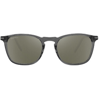 Serengeti Delio SS021007 Shiny Transparent Dark Grey / 555nm Polarised Photochromic Lenses
