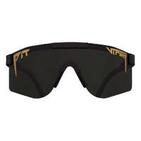 Pit Viper The Exec Original Double Wide Black / Smoke Lenses