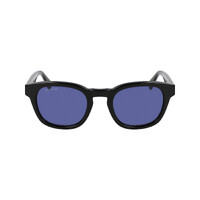 Lacoste L6015S 001-49 Black / Solid Blue Lenses