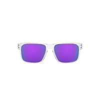 Oakley Youth Holbrook XS OJ9007-1053 Polished Clear / Prizm Violet Lenses
