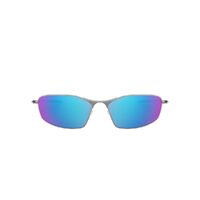 Oakley Whisker OO4141-0460 Satin Chrome / Prizm Sapphire Iridium Polarised Lenses