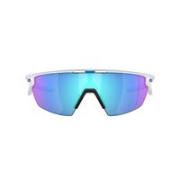Oakley Sphaera OO9403-0236 Matte White / Prizm Sapphire Polarised Lenses