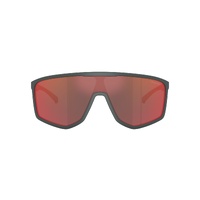 Arnette Stripe-M AN4360 28416Q-36 Dark Grey / Yellow Red Mirror Lenses