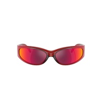 Arnette Catfish AN4302 30196Q-65 Orange Transparent Red Gradient / Orange Yellow Mirror Lenses