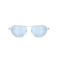 Oakley Cage Jacket OO9537-0261 Matte Clear / Prizm Deep Water Polarised Lenses