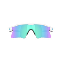 Oakley Radar EV Heater OO9541-0437 Polished White / Prizm Sapphire Lenses