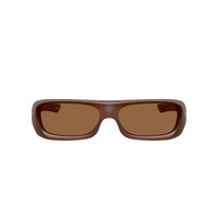 Oakley Permian OO9520-1059 Matte Transparent Mahogany / Prizm Bronze Gradient Lenses