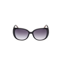 Guess GU7822 01B-56 Shiny Black w Animal / Smoke Gradient Lenses