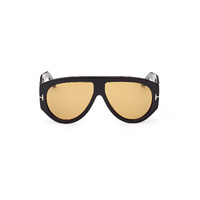 Tom Ford Bronson FT1044 01E-60 Shiny Black / Brown Lenses