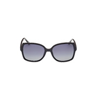 Guess GU00100 01D-55 Shiny Black / Smoke Polarised Lenses