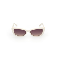 Guess GU00156-H 21B-55 Shiny White w Matte White / Smoke Gradient Lenses