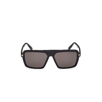 Tom Ford Vincent FT1176 01A-56 Shiny Black / Smoke Lenses