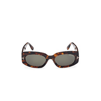 Tom Ford Cielle FT1187 52N-52 Dark Havana / Green Lenses